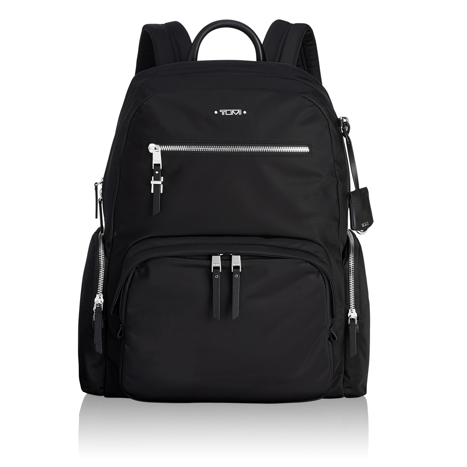 TUMI - Voyageur Carson Laptop Backpack - 15 Inch Computer Bag for Women - Black/Silver